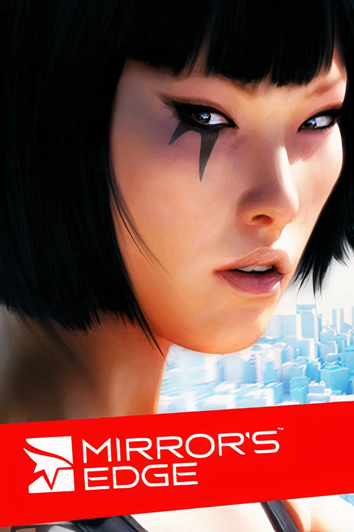 Ảnh cắt ghép các pha parkour trong game Mirror's Edge