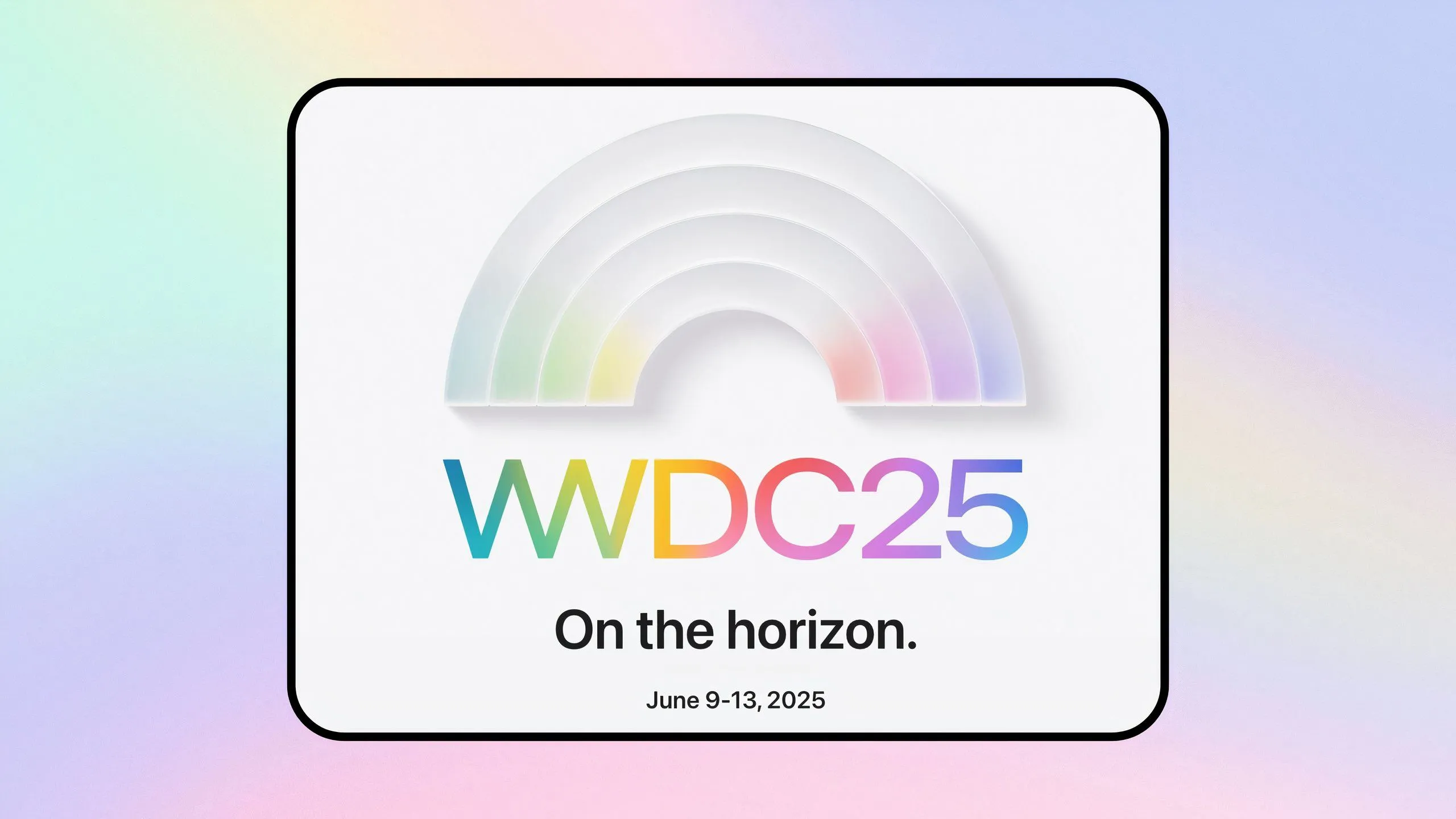Biểu tượng sự kiện Apple WWDC 2025.