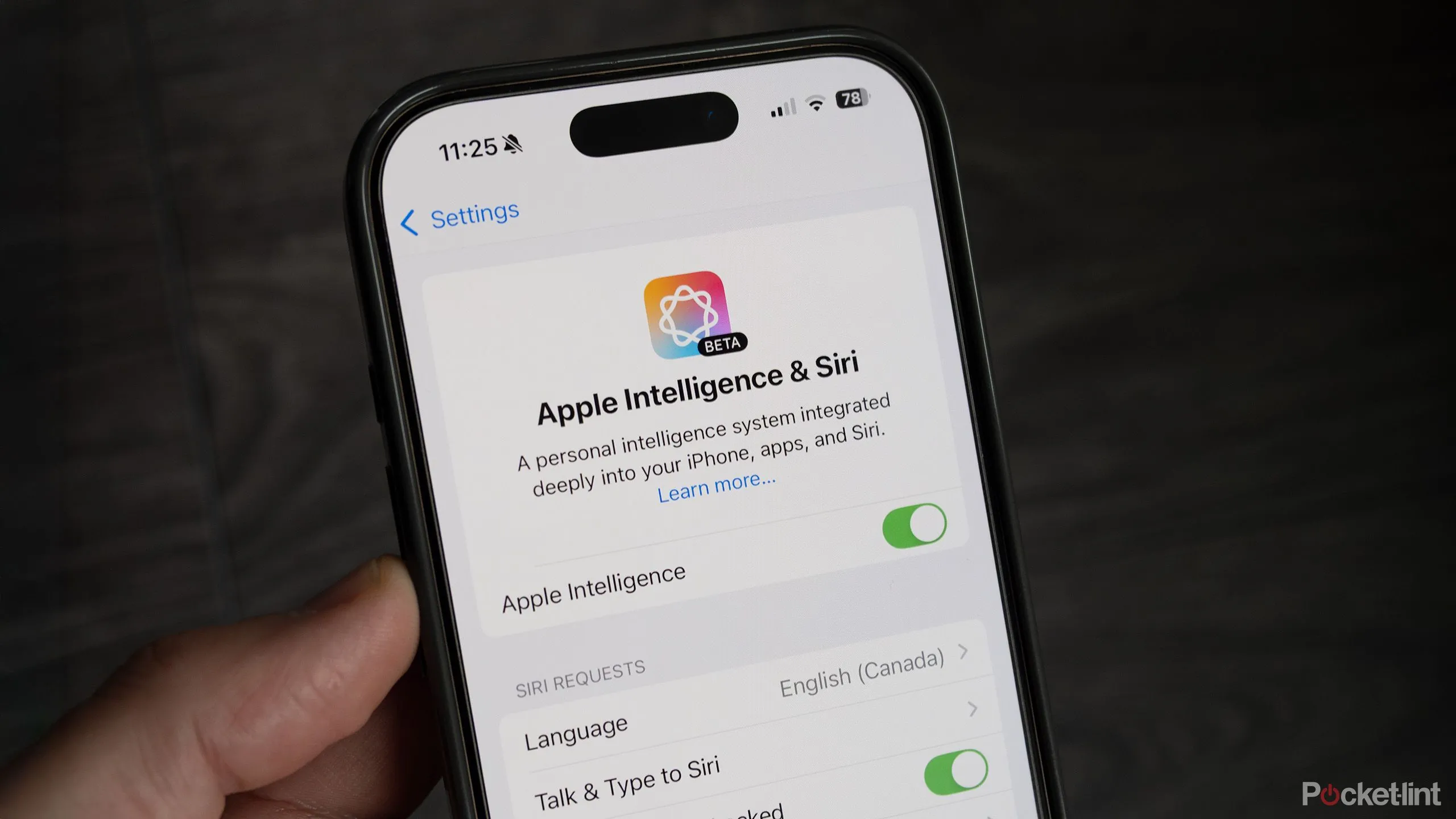 Giao diện Apple Intelligence trên iPhone 16 Pro, minh họa cho tính năng AI của Apple