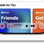 Giao diện người dùng Apple với hiệu ứng 'Liquid Glass' trên Control Center, hiển thị các thành phần mờ xuyên thấu