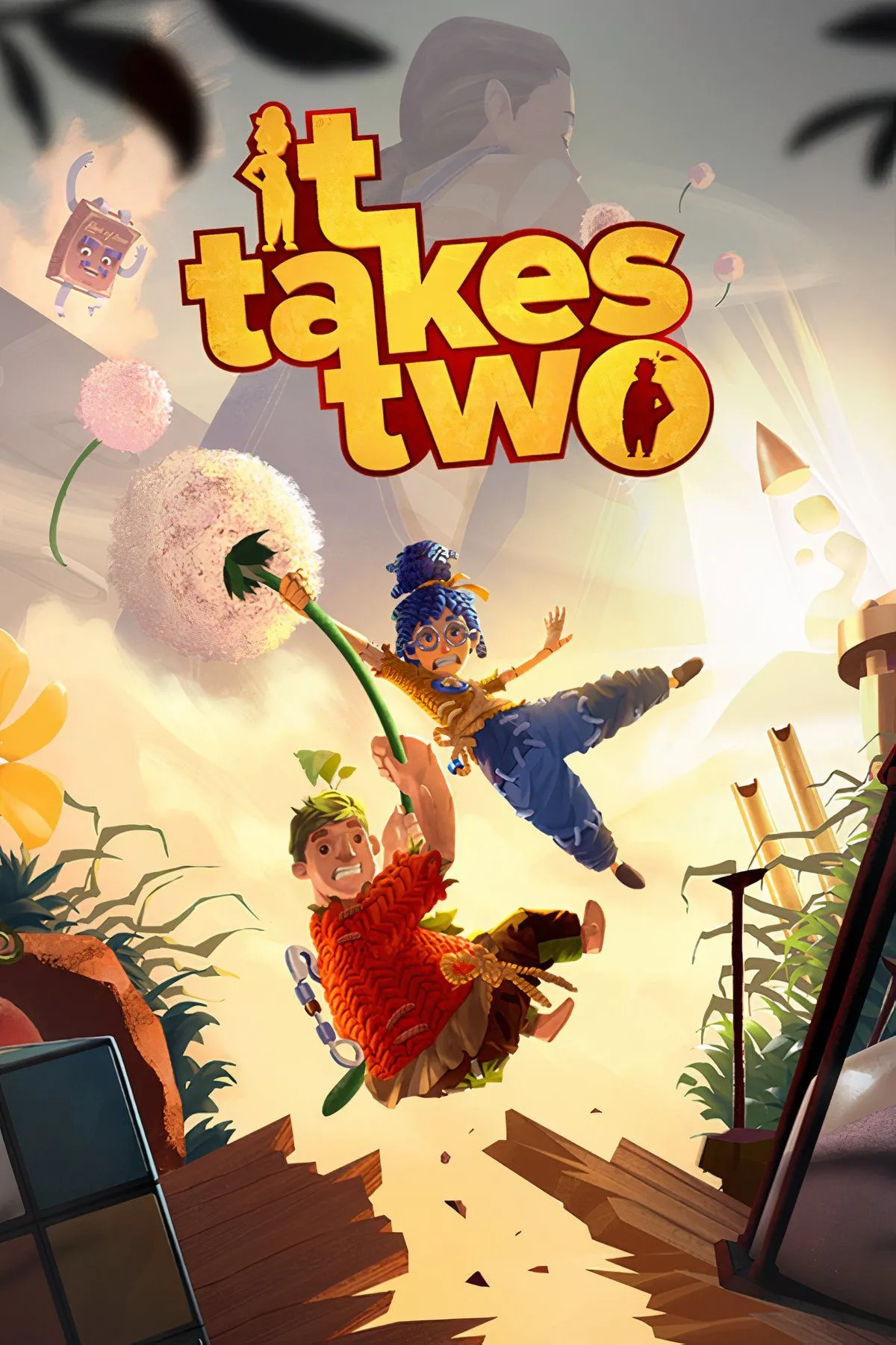 Hình ảnh cắt ghép nhiều cảnh trong game It Takes Two, minh họa trải nghiệm chơi co-op độc đáo.