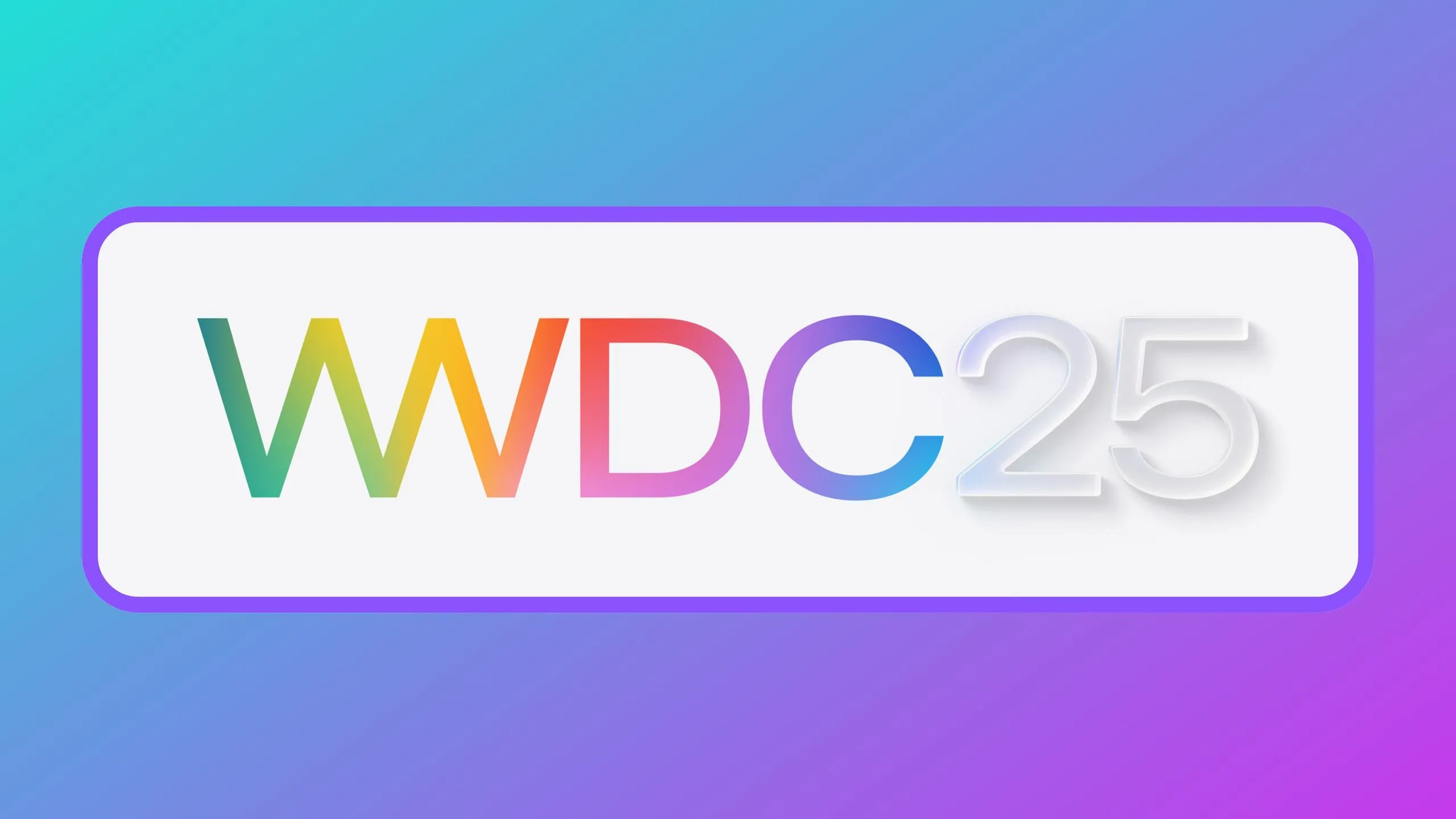 Hình ảnh header sự kiện Apple WWDC 2025