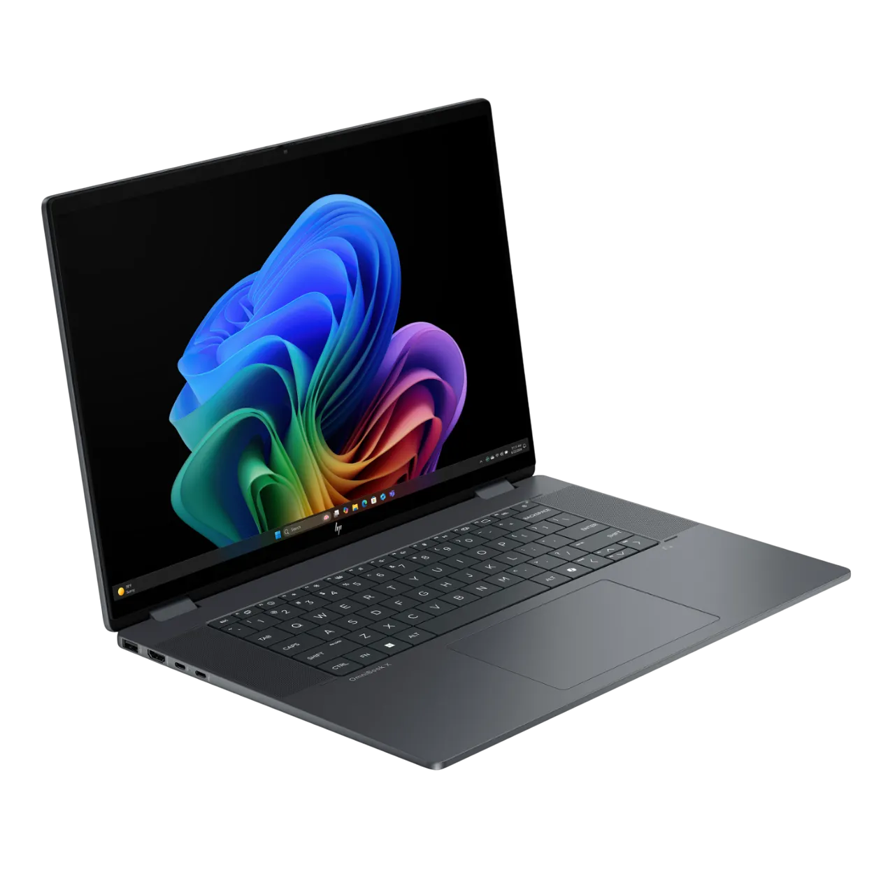 Laptop HP OmniBook X Flip hiển thị giá ưu đãi giảm từ 1100 USD xuống 750 USD