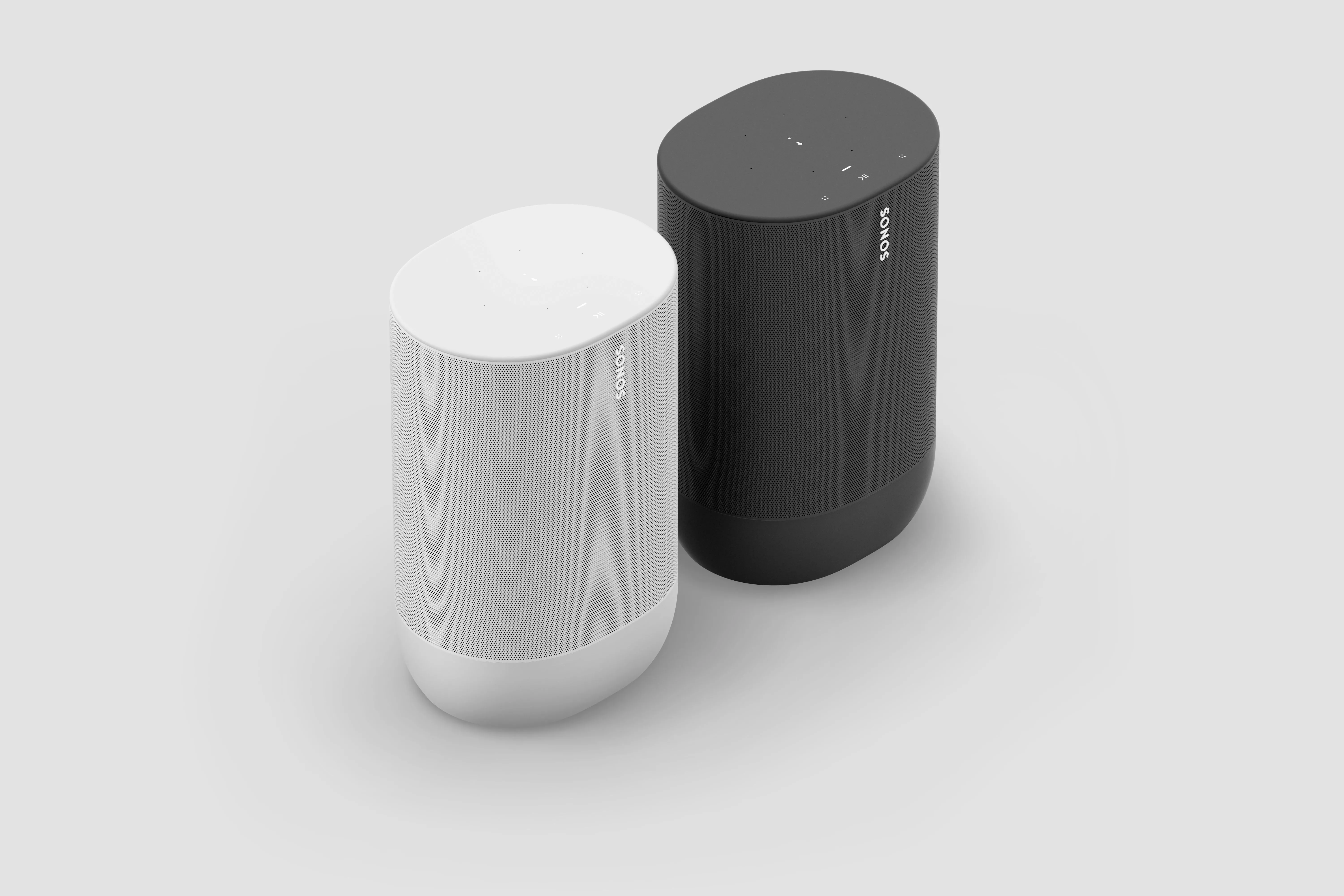 Loa Sonos Move 2 màu trắng Lunar White và đen Shadow Black