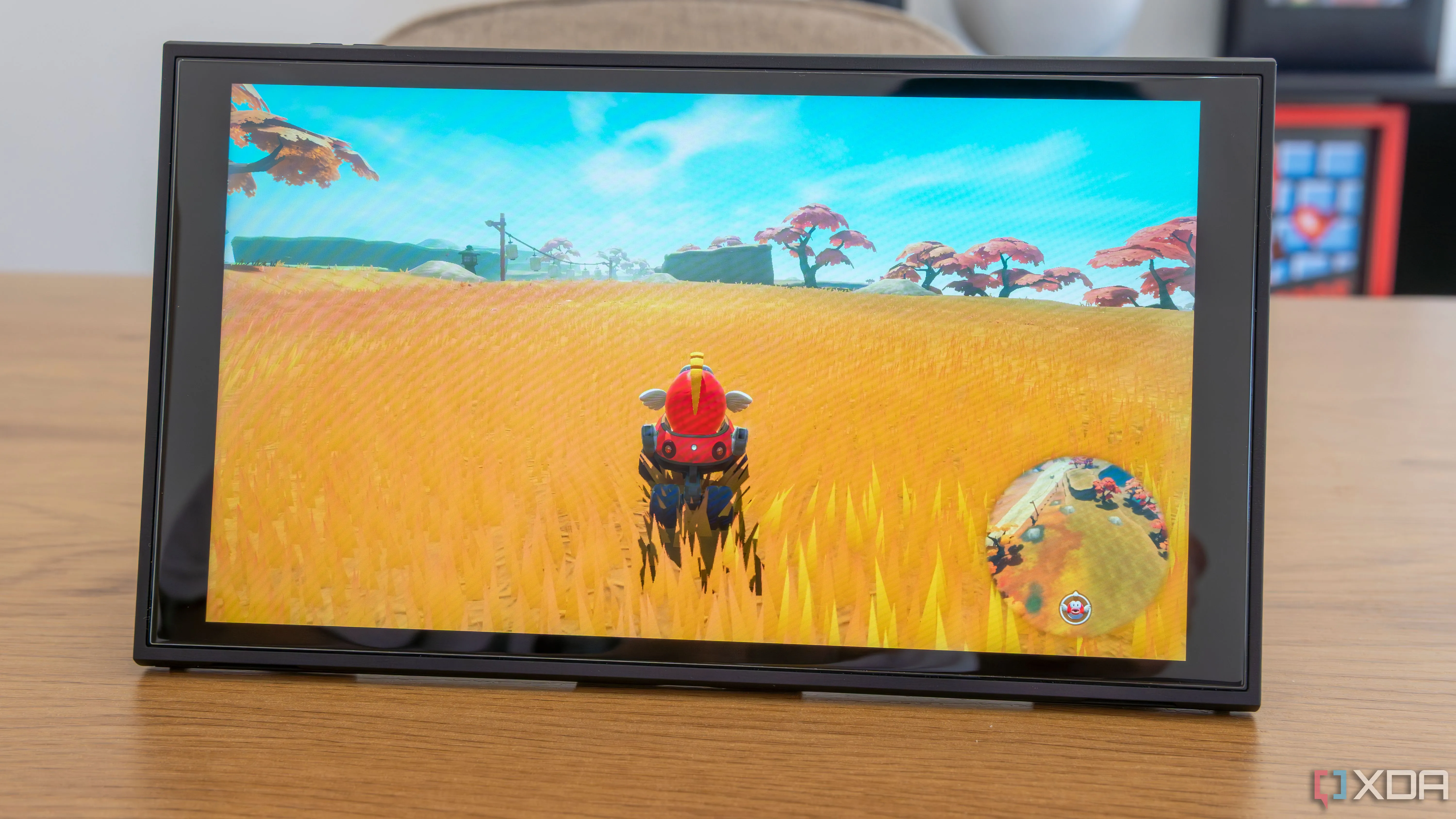 Mặt trước Nintendo Switch 2 chạy game Mario Kart World