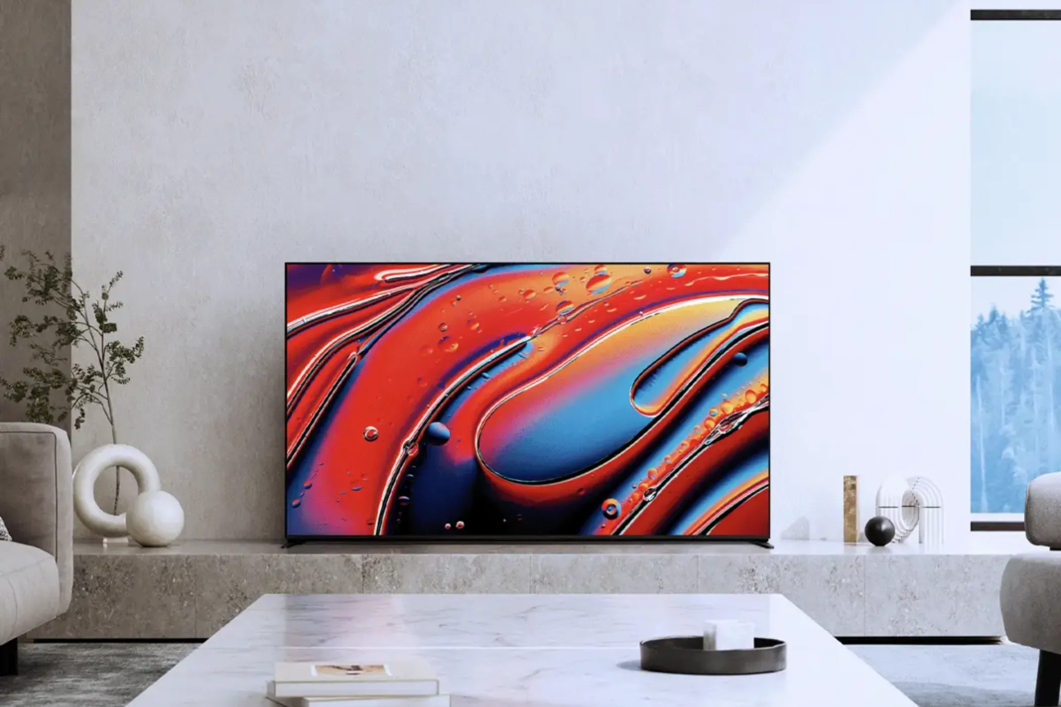 Tivi Sony Bravia 9 85 inch QLED 4K với thiết kế viền mỏng