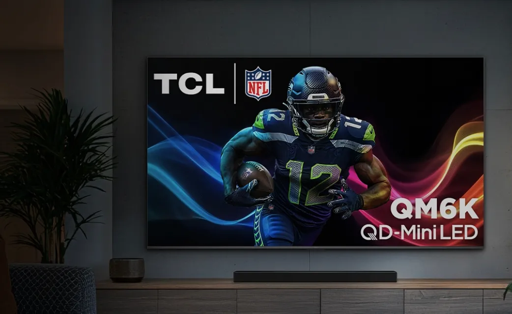Tivi TCL QM6K 2025 với màn hình hiển thị sống động