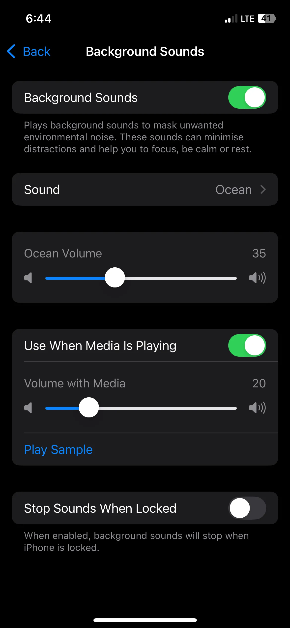 Âm thanh nền được đổi thành sóng biển trên iPhone