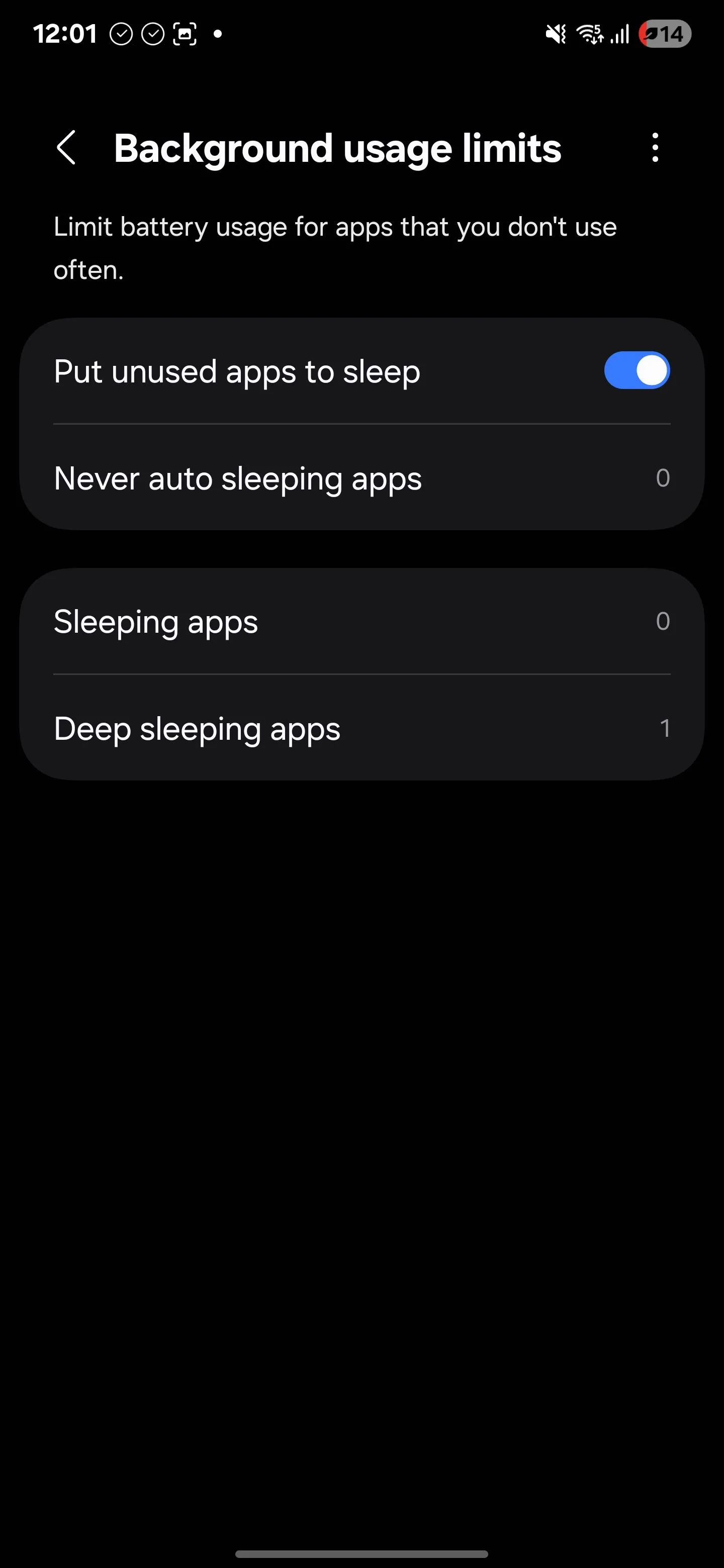 Bật tính năng &quot;Đưa ứng dụng không dùng vào chế độ ngủ sâu&quot; trên Android, tối ưu hóa hiệu suất và bảo mật