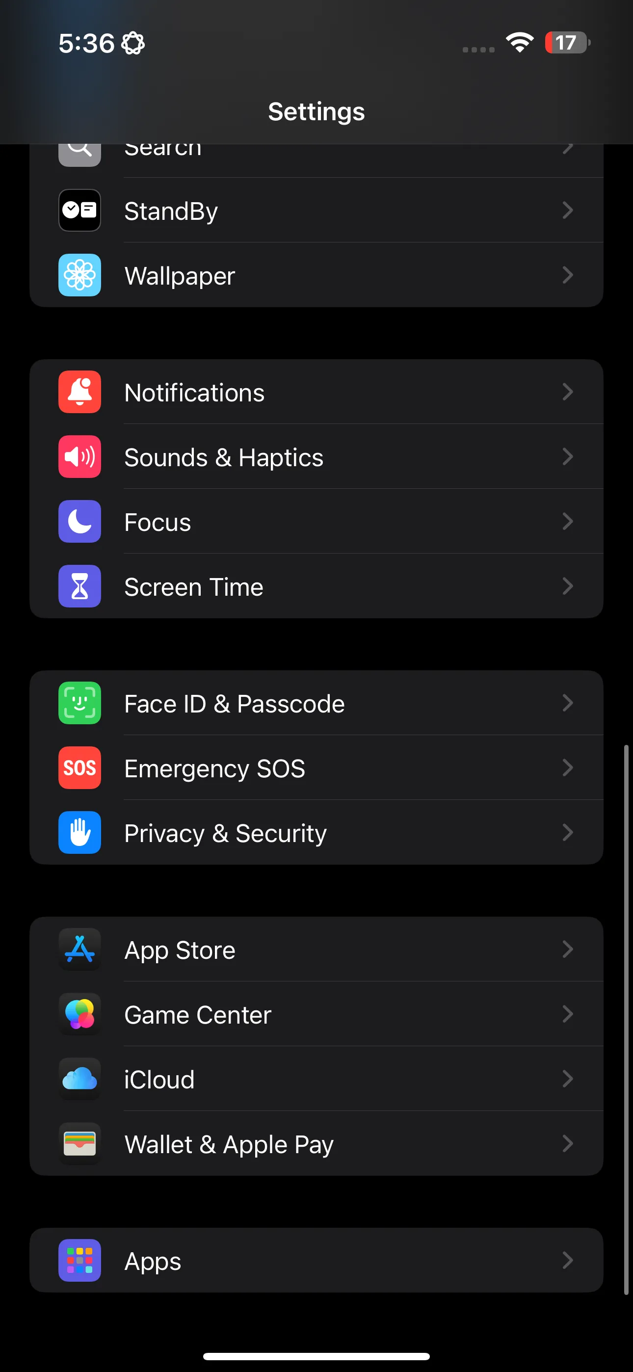 Cài đặt chế độ Tập Trung trên iPhone
