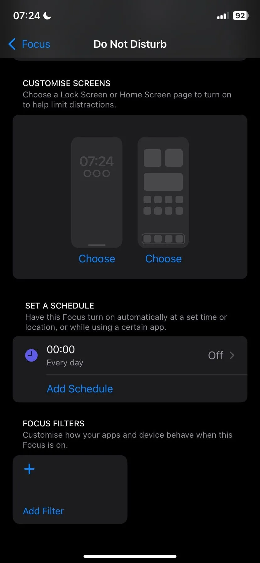 Cài đặt Không làm phiền trên iPhone với tùy chọn Đặt lịch trình tự động kích hoạt