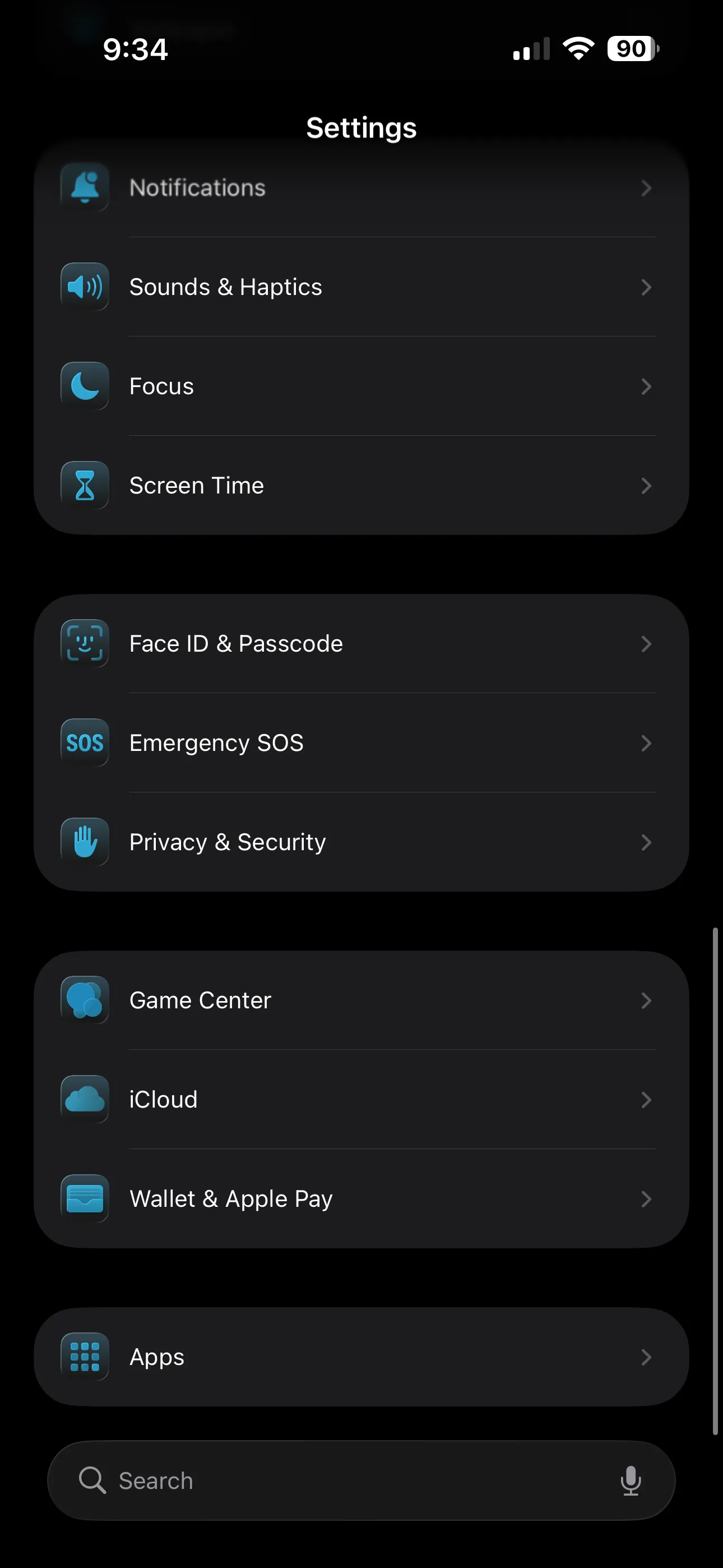 Cài đặt phát hiện tin nhắn rác trong iOS 26