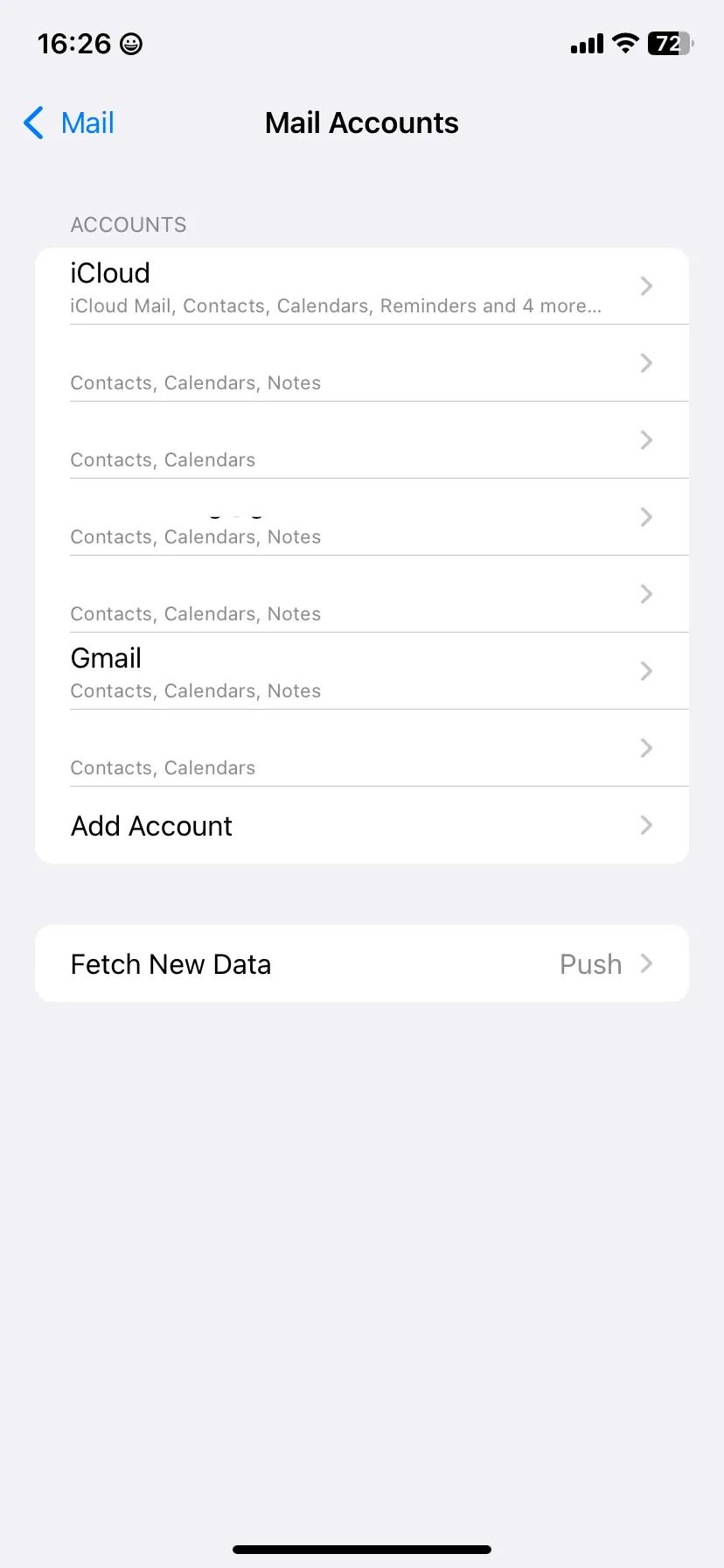 Cài đặt tài khoản email trong ứng dụng Mail trên iOS