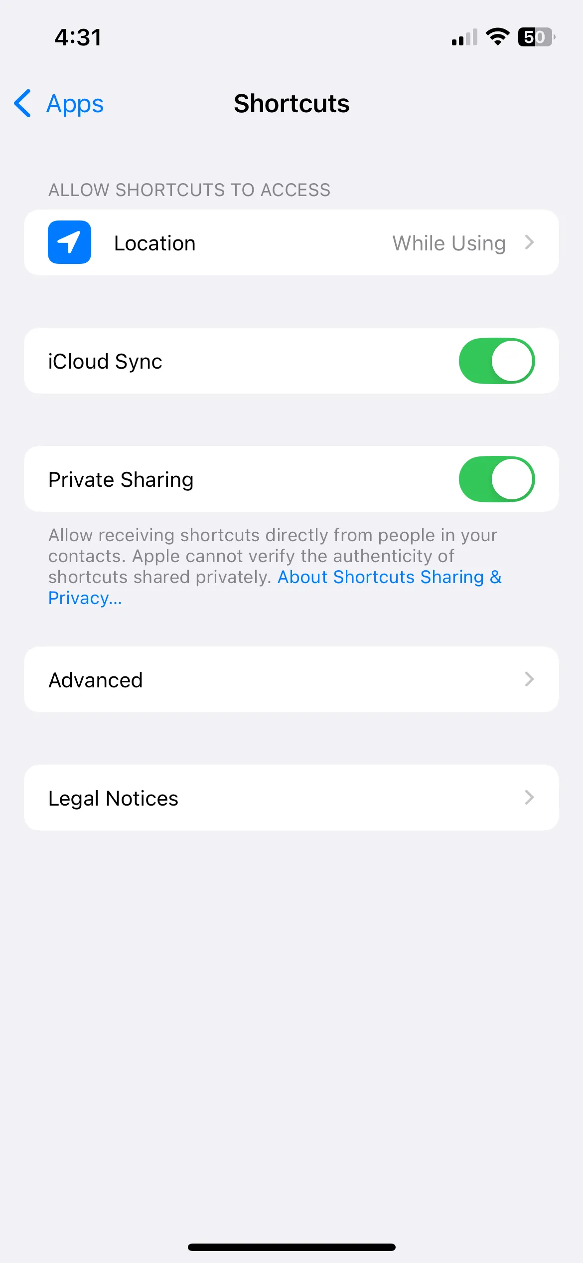 Cài đặt ứng dụng Phím tắt trên iPhone để cấp quyền xóa lượng lớn dữ liệu