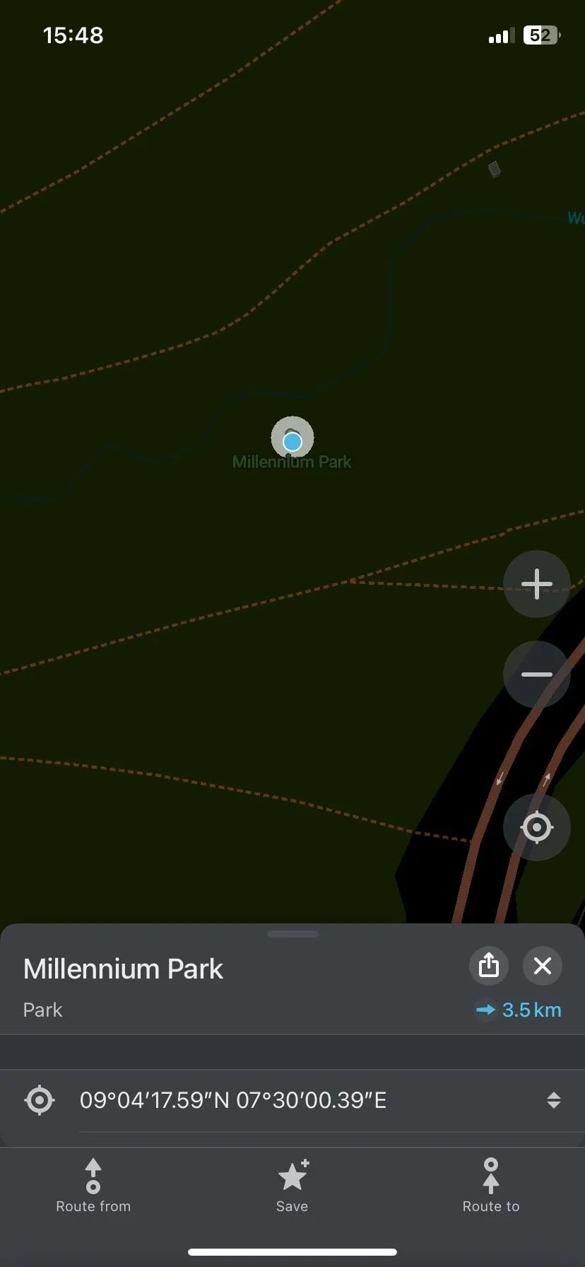 Chức năng tìm kiếm ngoại tuyến của ứng dụng Organic Maps đơn giản và hiệu quả