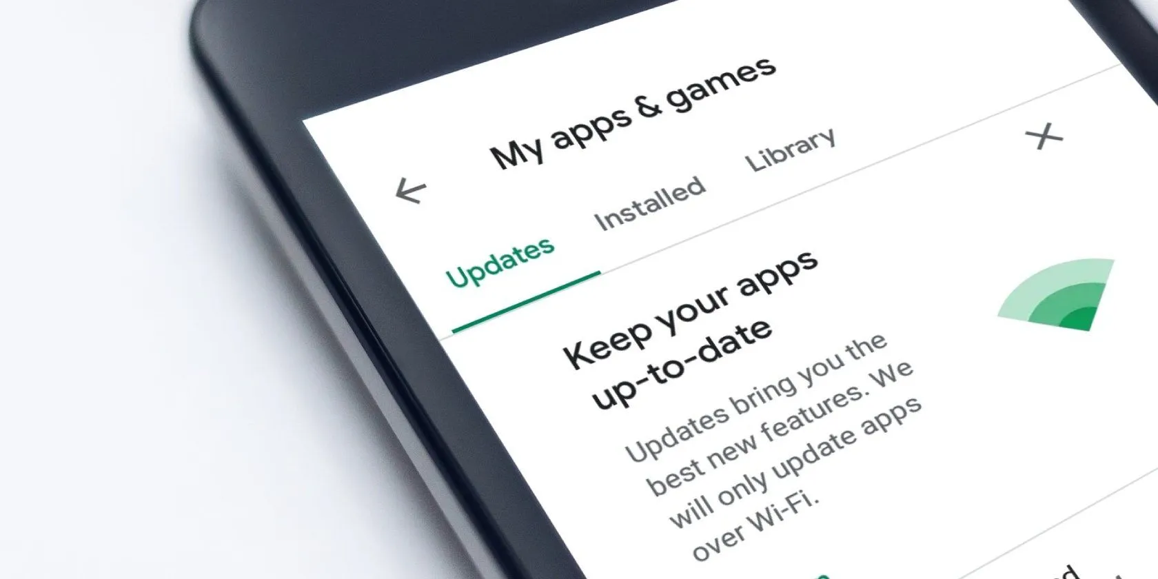 Danh sách ứng dụng và cập nhật trên Google Play Store