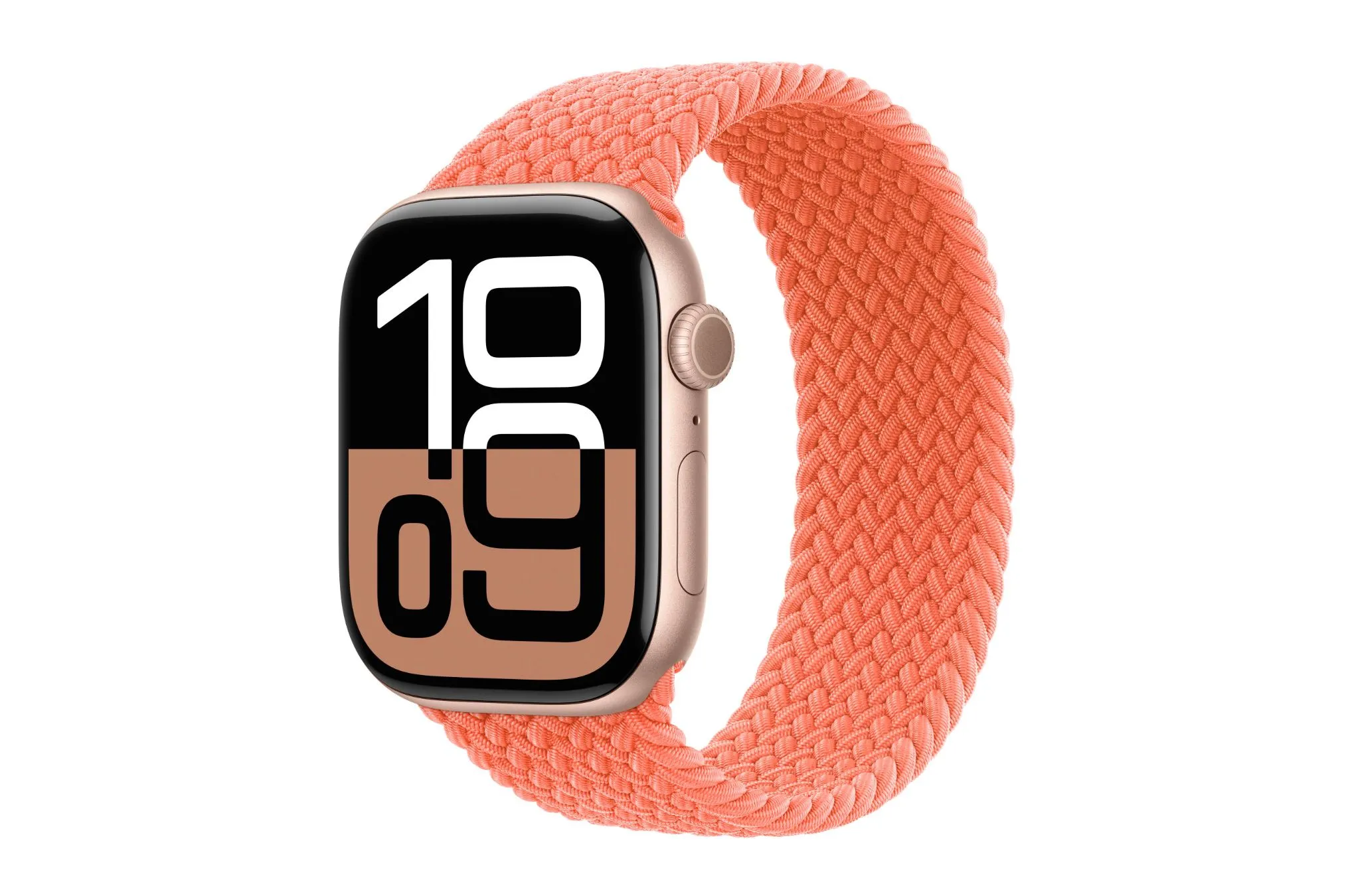 Dây đeo Braided Solo Loop màu Tangerine tươi mới cho Apple Watch