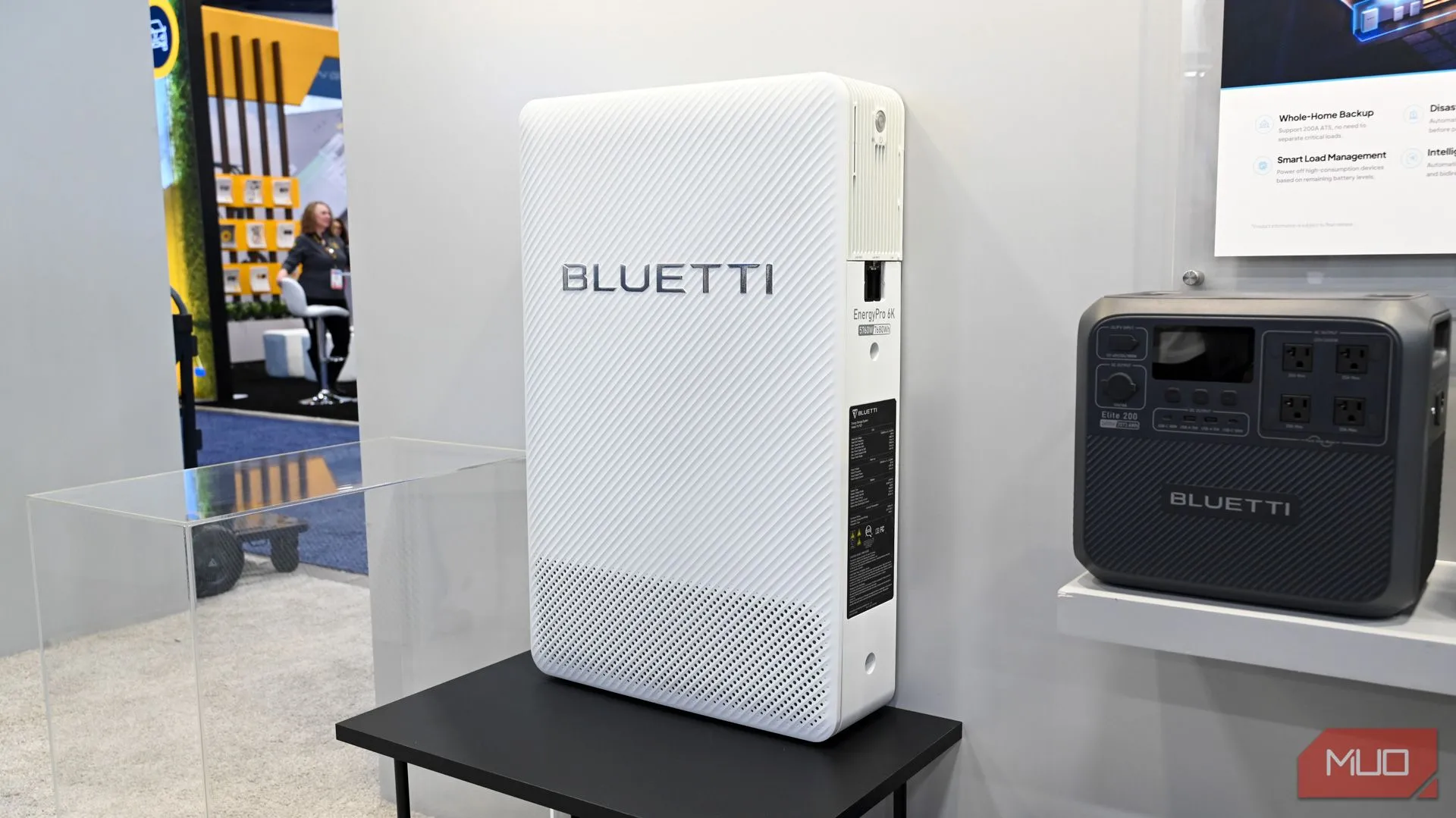 Hệ thống lưu trữ năng lượng Bluetti EnergyPro 6K với các cổng kết nối đa dạng
