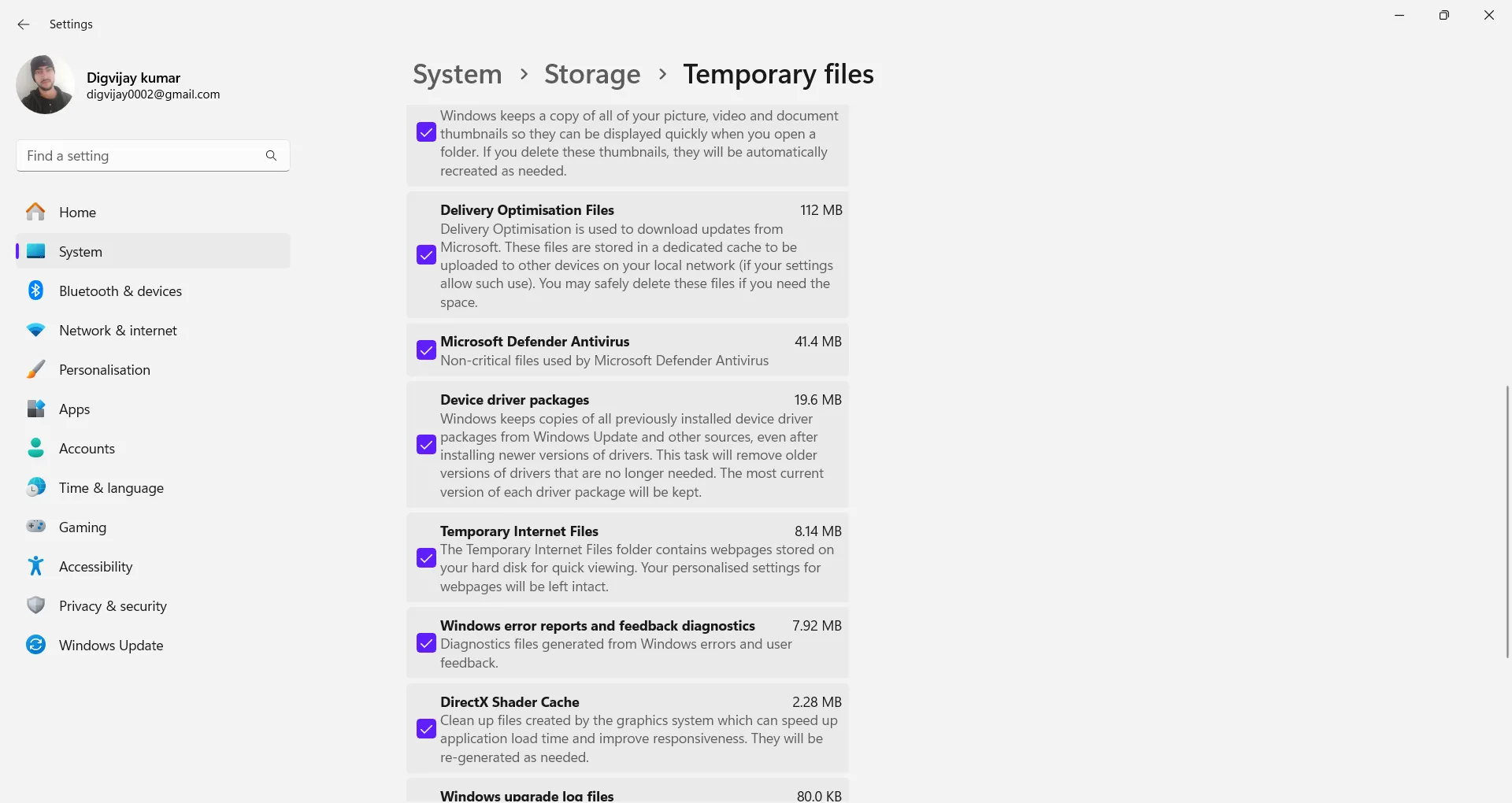 Hướng dẫn xóa tệp Tối Ưu Hóa Phân Phối (Delivery Optimization Files) trong Cài đặt Windows.