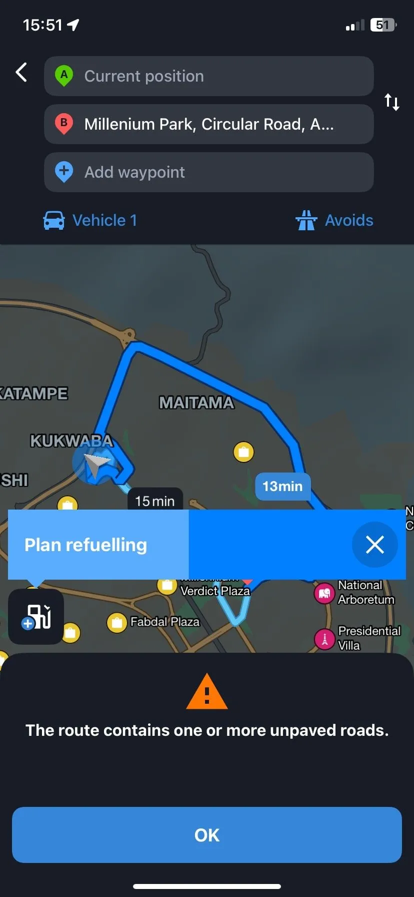Lộ trình dẫn đường 3D sống động của Sygic Maps chuyên biệt cho lái xe