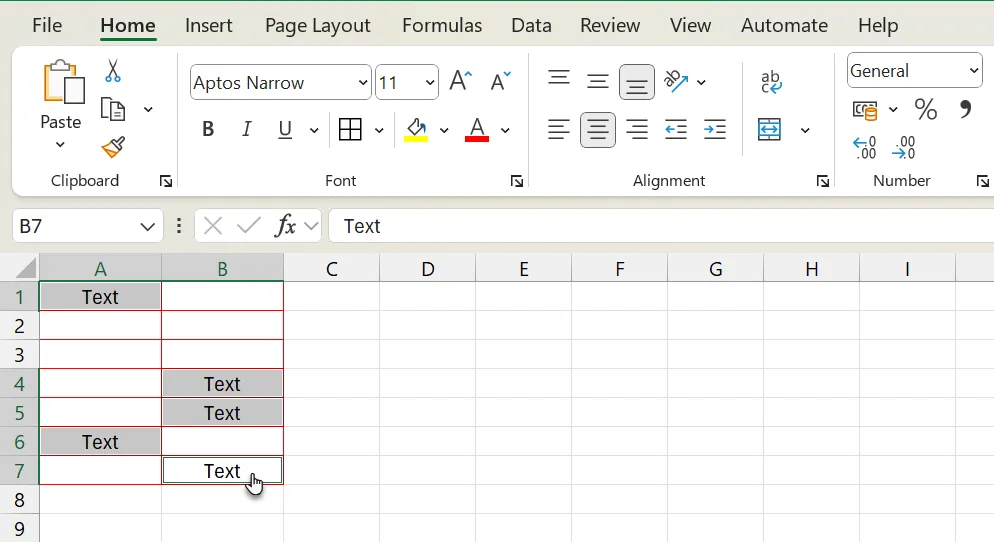Nhập dữ liệu đồng thời vào nhiều ô trong Excel bằng cách chọn và nhấn Ctrl + Enter