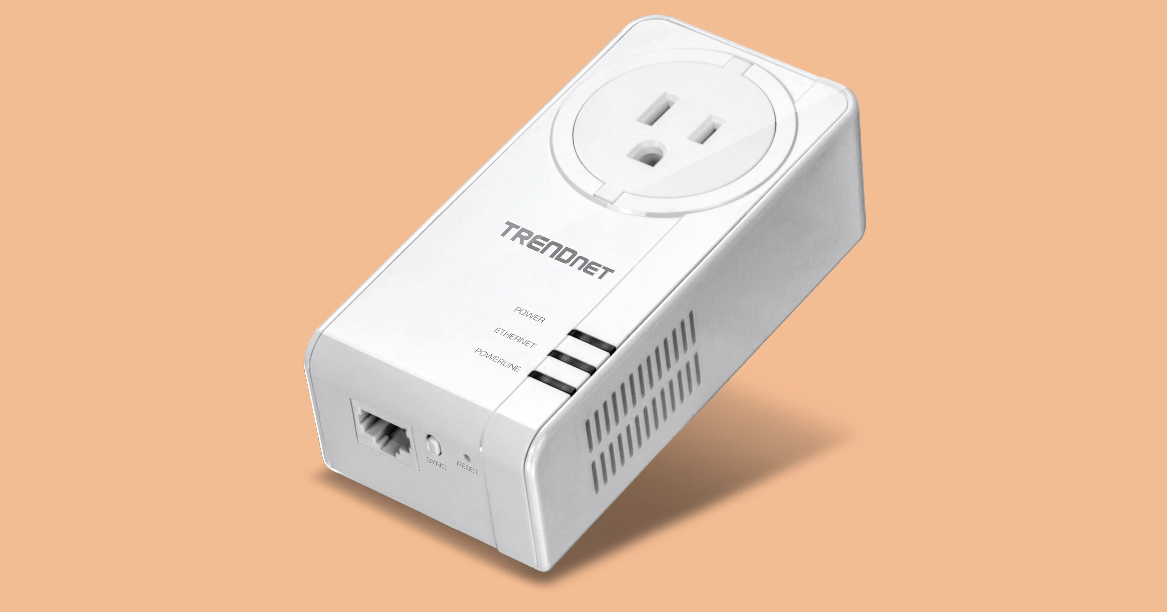 Thiết bị Powerline Adapter TrendNet, minh họa giải pháp mở rộng mạng internet qua đường điện