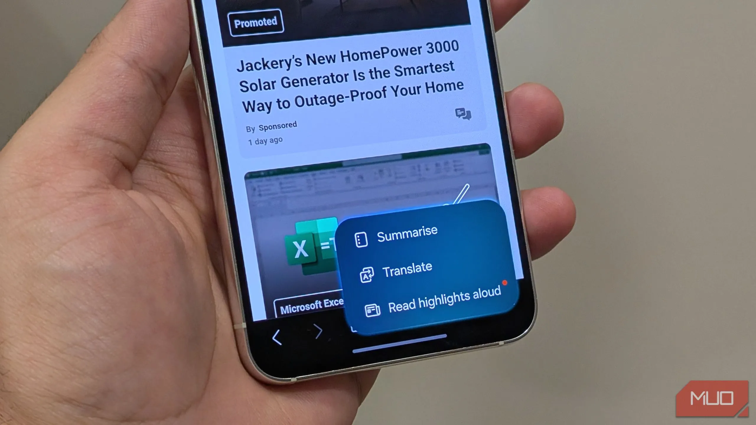 Tính năng Browsing Assist trong trình duyệt Samsung Internet