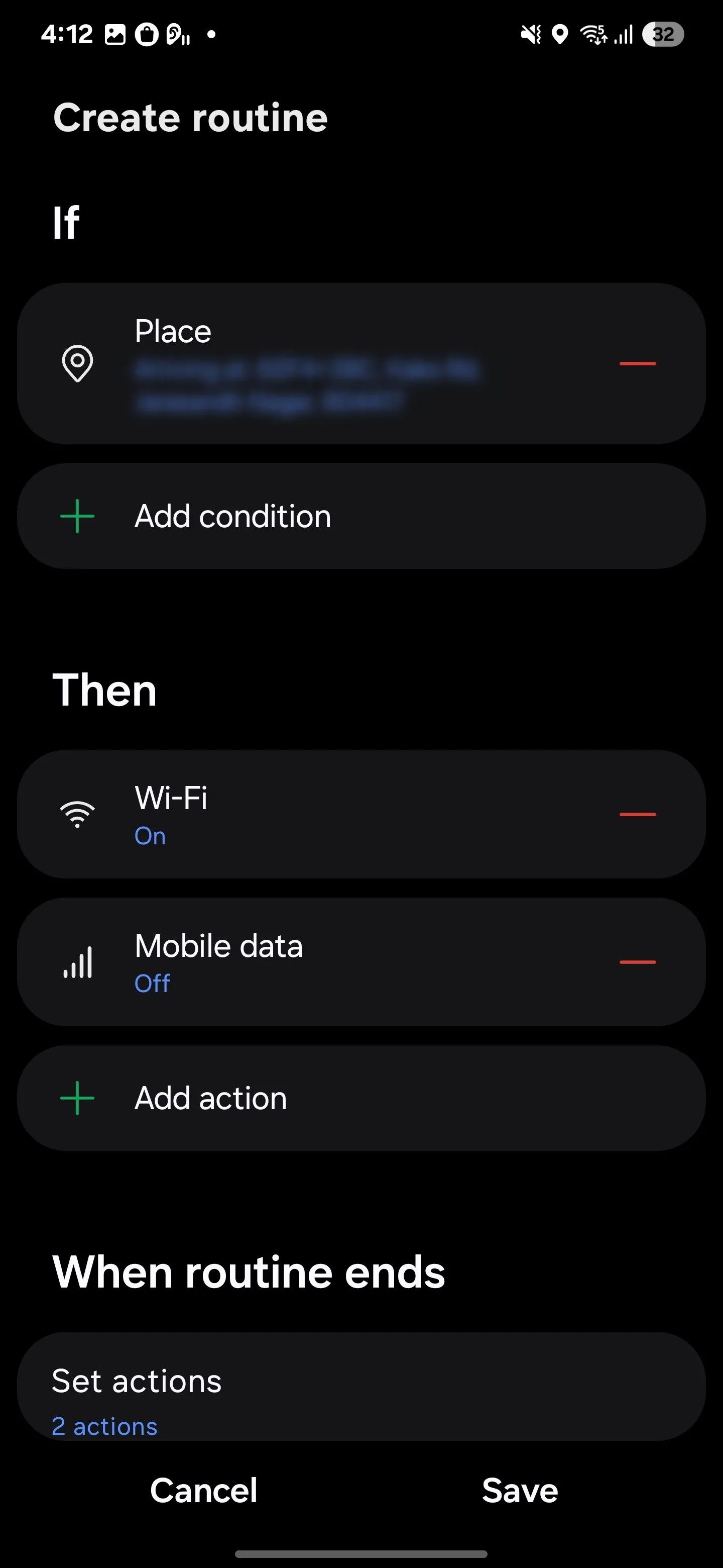 Tự động hóa bật Wi-Fi khi đến một địa điểm cụ thể trên Samsung