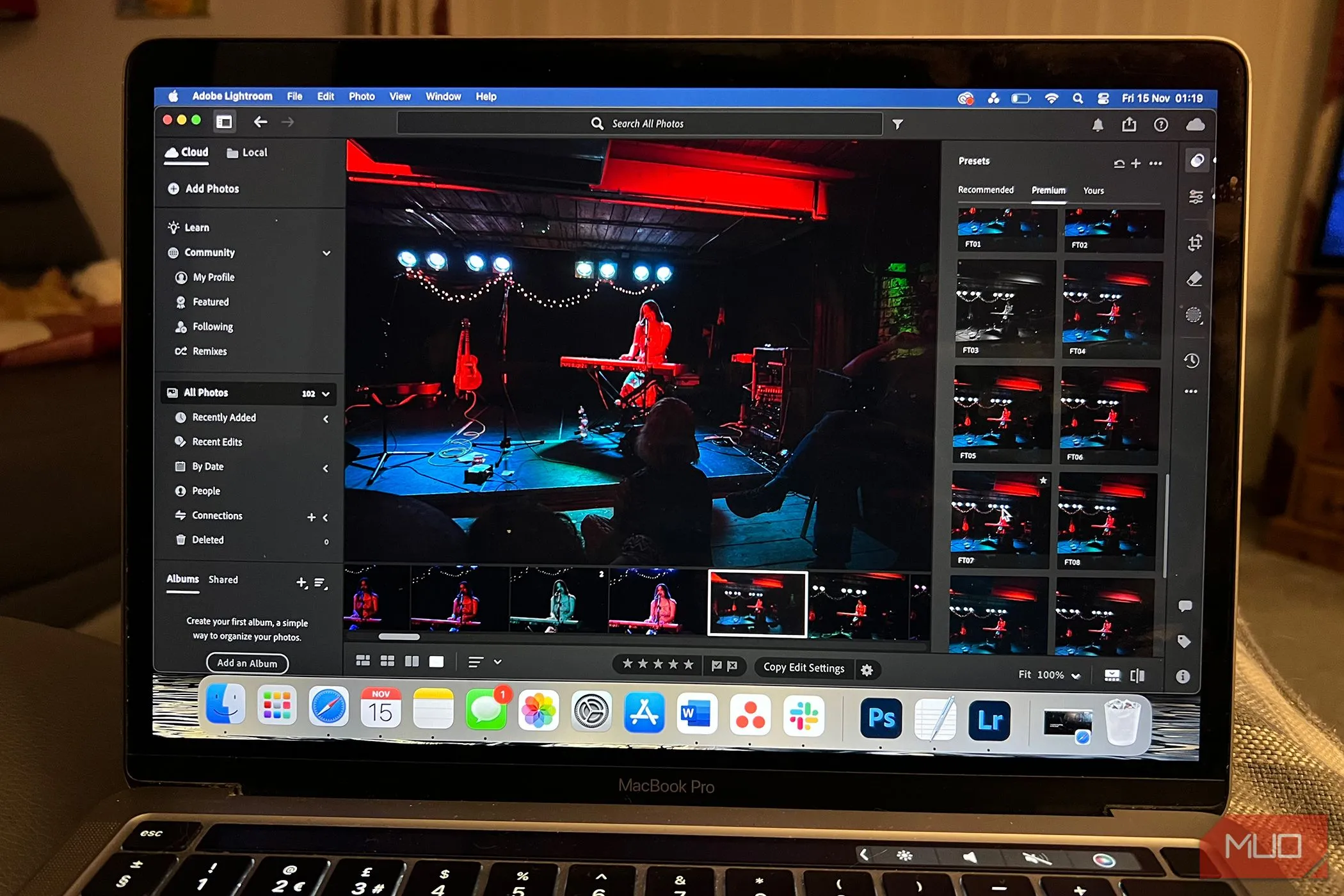 Ứng dụng Adobe Lightroom chạy mượt mà trên MacBook thể hiện khả năng tương thích phần mềm