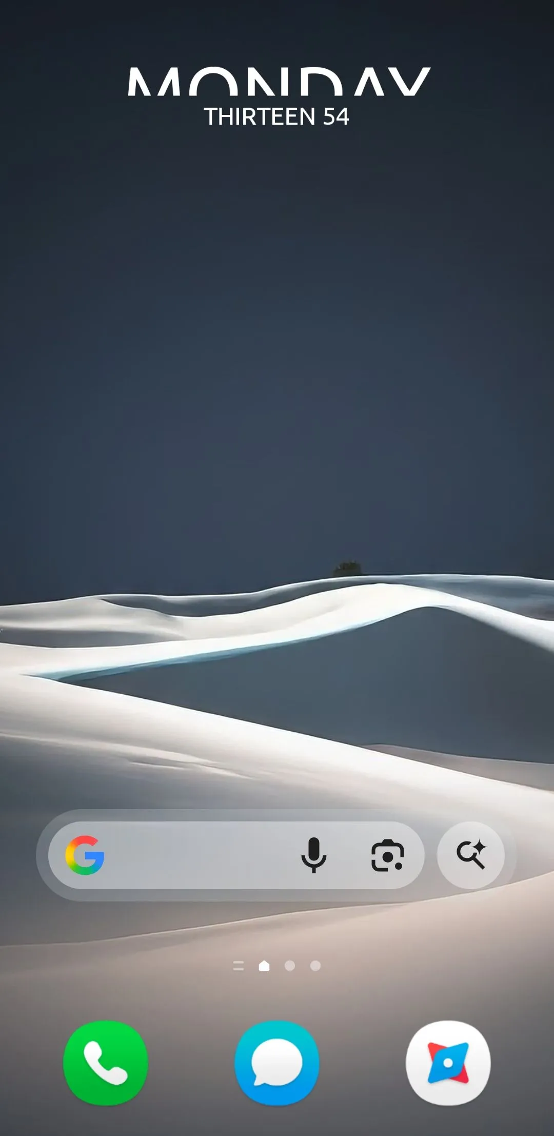 Widget tùy chỉnh độc đáo được tạo bằng KWGT hiển thị trên màn hình chính Samsung.