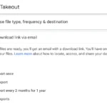Xuất bản sao email Gmail bằng Google Takeout
